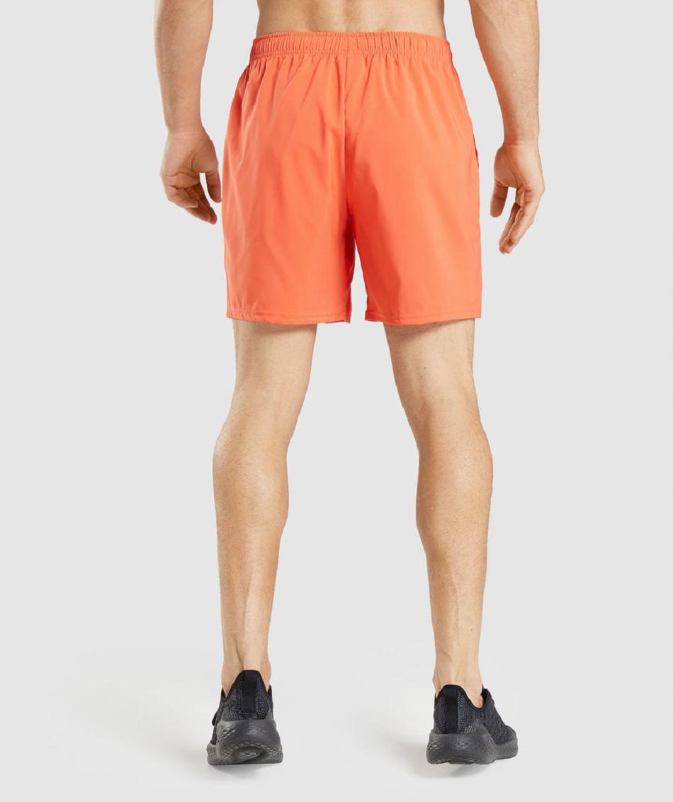 Pantalones Cortos Gymshark Arrival Hombre Naranjas | CO 3814YXF